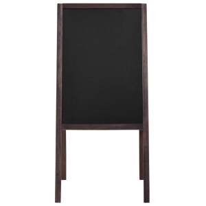 Tablă neagră cu două fețe, lemn de cedru, verticală, 40x60 cm - Img 2