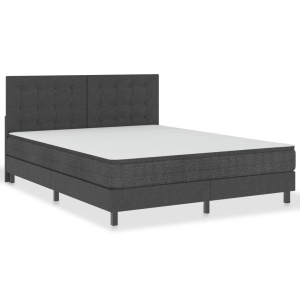 Tăblie capitonată, gri inchis, 180 x 200 cm, material textil - Img 3