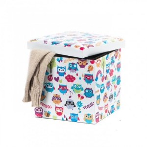Taburete Design 38 x 38 Owls New