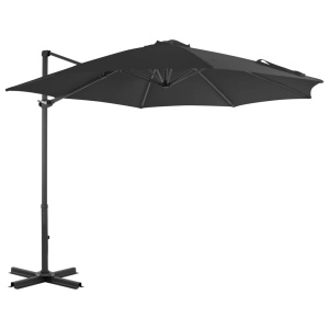 Umbrelă de exterior cu bază portabilă, antracit - Img 3