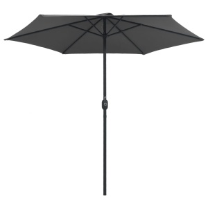 Umbrelă de soare cu stâlp aluminiu, antracit, 270 x 246 cm - Img 4