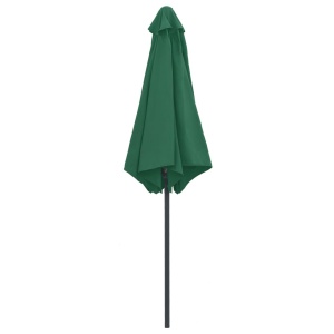 Umbrelă de soare cu stâlp aluminiu, verde, 270 x 246 cm - Img 7