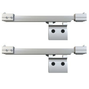 Ușă glisantă cu opritor silențios 76x205 cm sticlă ESG/aluminiu - Img 6