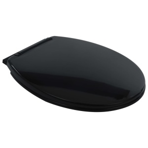 Vas WC fără ramă inchidere silențioasă, + 7 cm, negru, ceramică - Img 10