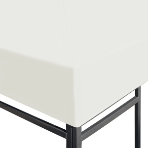 Acoperiș de pavilion, 310 g/m², alb crem, 4 x 3 m - Img 5