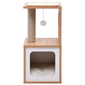 Ansamblu pentru pisici, covoraș din funie de sisal, 60 cm - Img 3