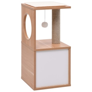 Ansamblu pentru pisici, covoraș din funie de sisal, 60 cm - Img 8
