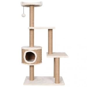 Ansamblu pentru pisici cu stalp de zgariat 123 cm - Img 3