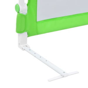 Balustradă de protecție pat copii, verde, 120x42 cm, poliester - Img 5