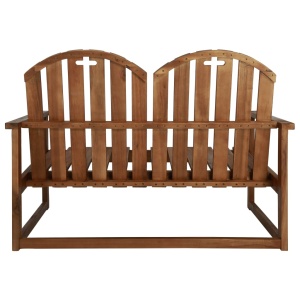 Bancă de grădină, 110 cm, lemn masiv de acacia - Img 4