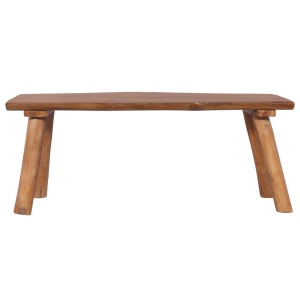 Bancă de grădină, 120 cm, lemn masiv de tec - Img 2