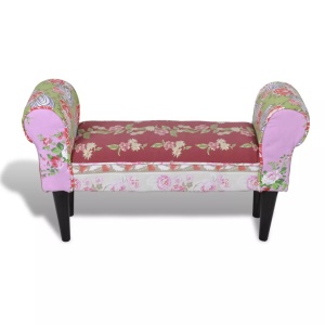 Bancă patchwork stil floral - Img 3