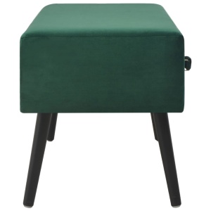 Banchetă cu sertare, verde, 80 cm, catifea - Img 8