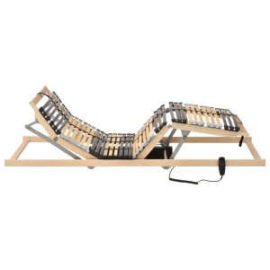 Bază de pat electrică cu șipci, 42 șipci, 7 zone, 90 x 200 cm - Img 3