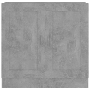 Bibliotecă, gri beton, 82,5 x 30,5 x 80 cm, PAL - Img 5