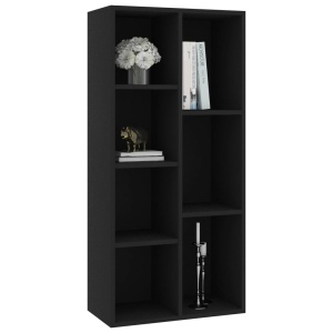 Bibliotecă, negru, 50 x 25 x 106 cm, PAL - Img 3