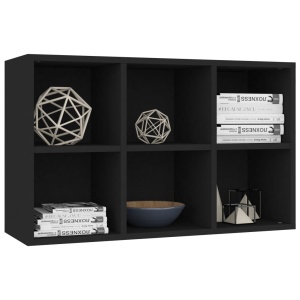 Bibliotecă/Servantă, negru, 66 x 30 x 97,8 cm, PAL - Img 8
