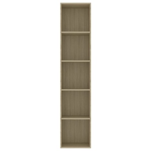 Bibliotecă, stejar Sonoma, 40 x 30 x 189 cm, PAL - Img 4