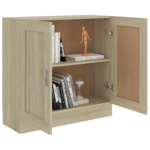 Bibliotecă, stejar Sonoma, 82,5 x 30,5 x 80 cm, PAL - Img 4