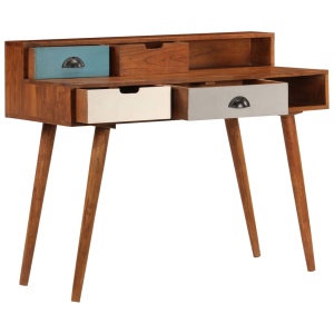 Birou de scris, 110x50x90 cm, lemn masiv de acacia - Img 5