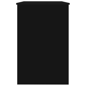 Birou, negru extralucios, 100 x 50 x 76 cm, PAL - Img 7