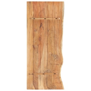 Blat lavoar de baie, 140 x 55 x 3,8 cm, lemn masiv de acacia - Img 2