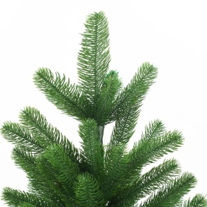 Brad de Crăciun artificial, ace cu aspect natural, 150 cm verde - Img 3