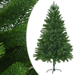 Brad de Crăciun artificial, ace cu aspect natural, 180 cm verde