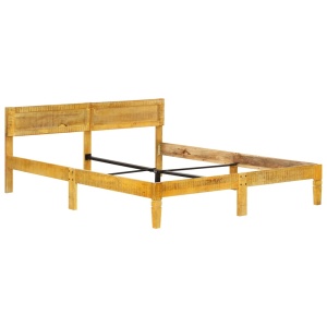 Cadru de pat, 180 cm, lemn masiv de mango - Img 10