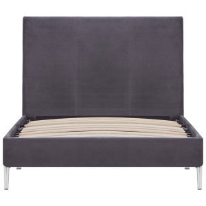 Cadru de pat, gri, 90 x 200 cm, material textil - Img 3