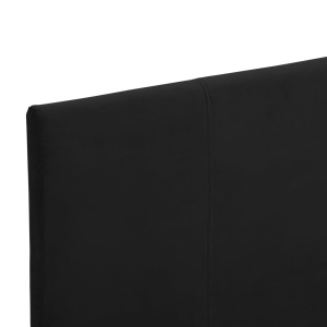 Cadru de pat, negru, 90 x 200 cm, material textil - Img 7