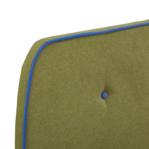 Cadru de pat, verde, 90 x 200 cm, material textil - Img 6