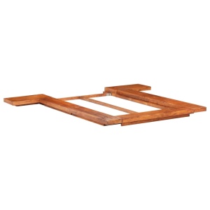 Cadru pat futon, stil japonez, 100 x 200 cm, lemn masiv acacia - Img 3