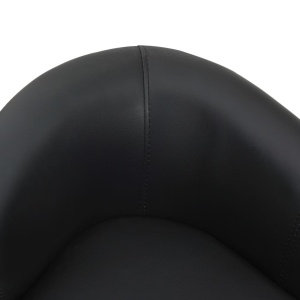 Canapea pentru câini, negru, 67x41x39 cm, piele ecologică - Img 5