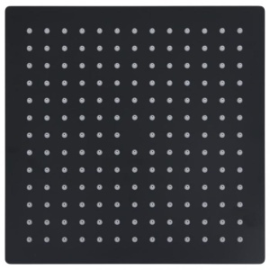Cap de duș tip ploaie pătrat, negru, 30x30 cm, oțel inoxidab - Img 4