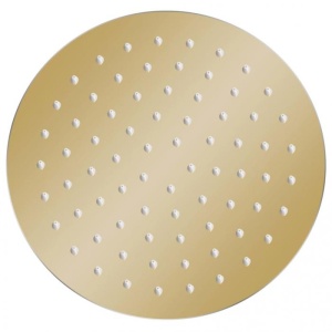 Cap de duș tip ploaie rotund, auriu, 20 cm, oțel inoxidabil - Img 4