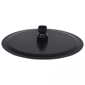 Cap de duș tip ploaie rotund, negru, 20 cm, oțel inoxidabil - Img 5