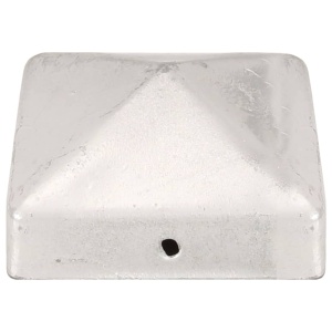 Capace stâlpi de gard piramidă 6 buc. metal galvanizat 71x71 mm - Img 8