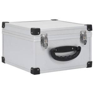 Casetă pentru 40 CD-uri, argintiu, aluminiu ABS - Img 2