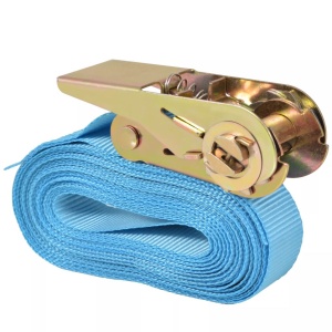Chingi fixare cu clichet 4 buc, 0,8 tone, 6 m x 25 mm, albastru - Img 3