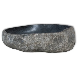 Chiuvetă din piatră de râu, 38-45 cm, oval - Img 2