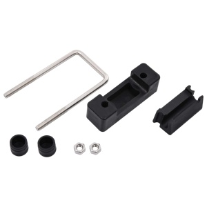 Clemă de prindere U cu plastic stâlp gard, 60x40 mm, 25 seturi - Img 3