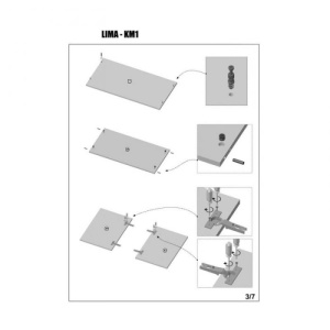 Comoda HM Lima KM1 alb - Img 5