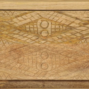 Comodă TV, lemn masiv de mango, 120 x 30 x 40 cm - Img 2
