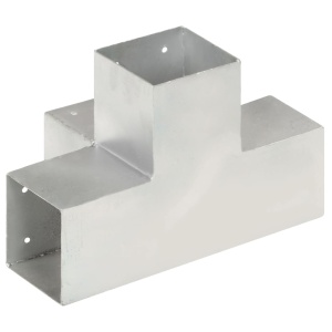 Conectori grindă, formă X, 4 buc, 101x101 mm, metal galvanizat - Img 5