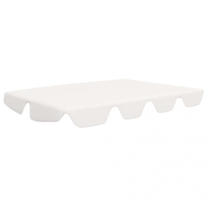 Copertină de rezervă leagăn grădină, alb, 226x186 cm 270 g/m - Img 2
