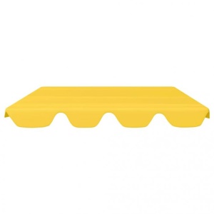 Copertină de rezervă leagăn grădină, galben 226x186 cm 270 g - Img 3