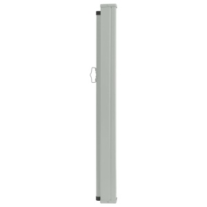 Copertină laterală retractabilă de terasă, gri, 100 x 300 cm - Img 3