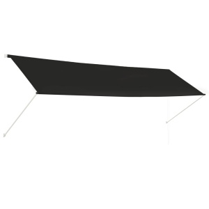 Copertină retractabilă, antracit, 400 x 150 cm - Img 2