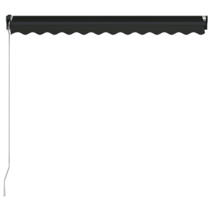 Copertină retractabilă manual cu LED, antracit, 300 x 250 cm - Img 8